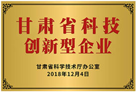 甘肅省科技創(chuàng)新型企業(yè)
